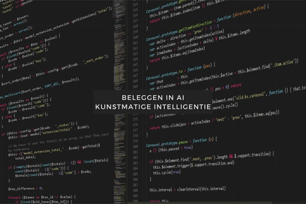 Beleggen in AI 1 Beleggen in AI (kunstmatige intelligentie) (2)
