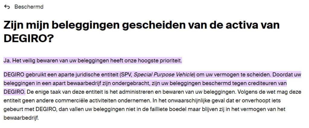 DEGIRO review 5 DEGIRO review en ervaringen de veiligheid bij DEGIRO