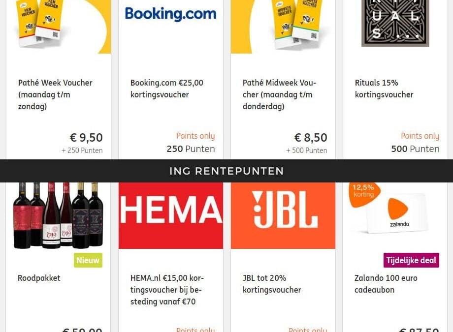 Blogartikelen 46 ING Rentepunten