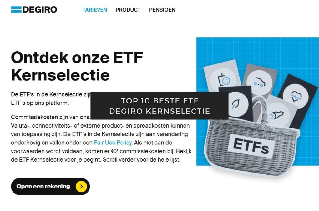 Dividendbeleggen blog 1 Top 10 Beste ETF DEGIRO Kernselectie