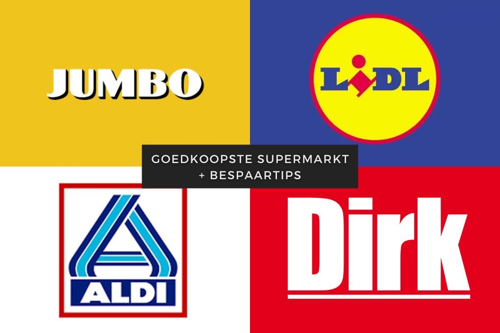 Goedkoopste supermarkt 1 Goedkoopste supermarkt + bespaartips boodschappen, jumbo, dirk, aldi, lidl