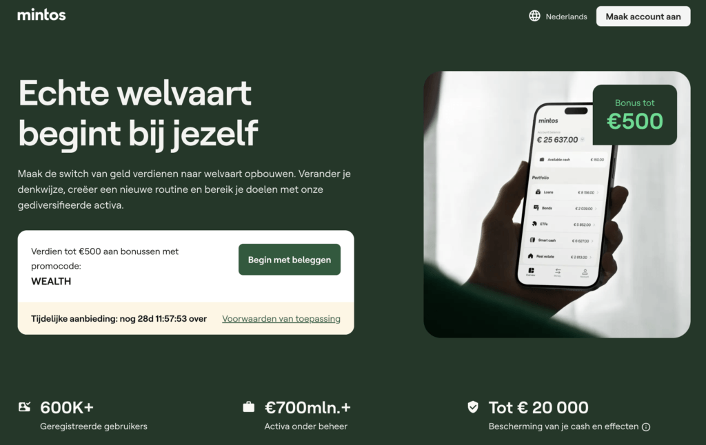 Investeren in crowdfunding Mintos review en bonus