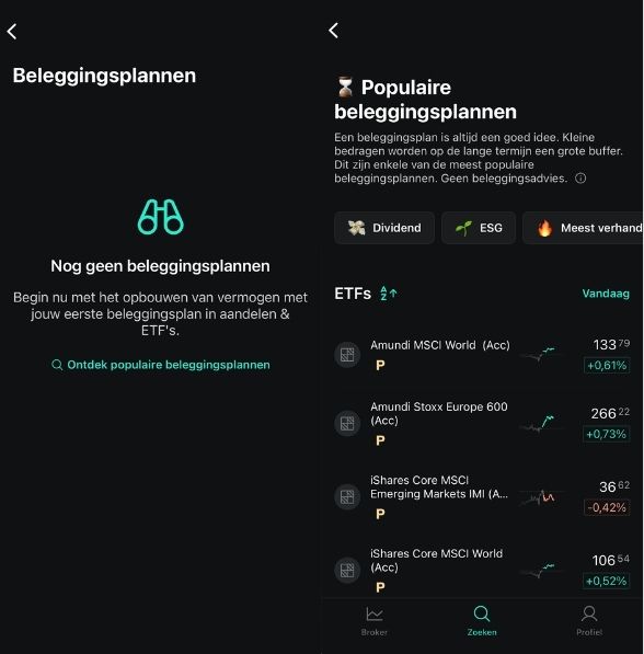 Scalable Capital beleggingsplan handleiding - Kies uit populaire beleggingsplannen