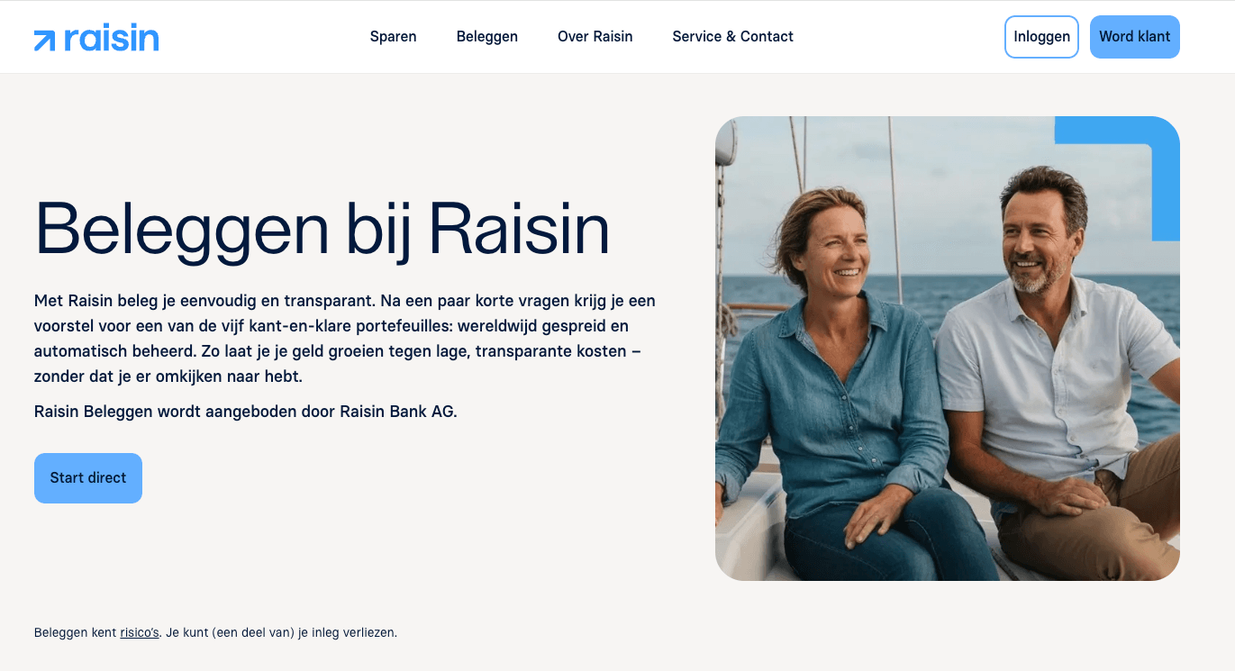 Beleggen bij Raisin Bank - investeren op de beurs