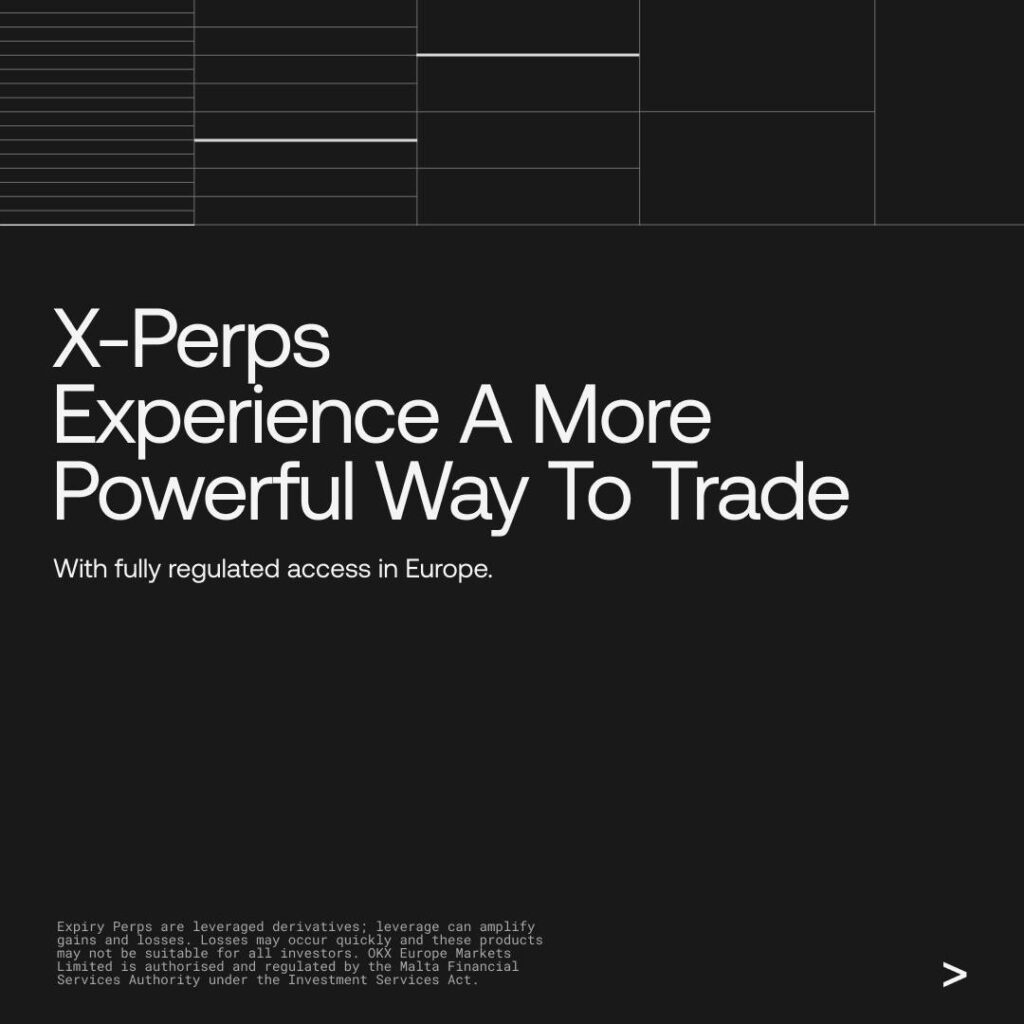 OKX lanceert 'X-Perps' in Europa gereguleerde derivatenhandel nu beschikbaar