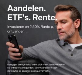 Scalable Capital aandelen etf rente banner