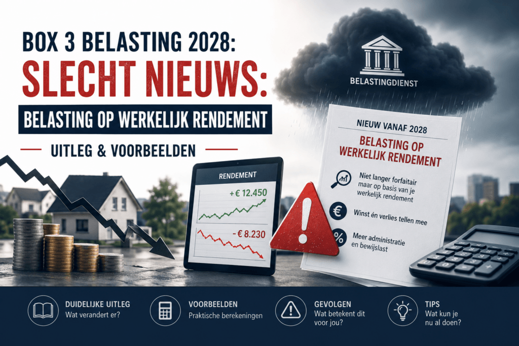 Box 3 belasting 2028 uitleg, voorbeelden en berekenen