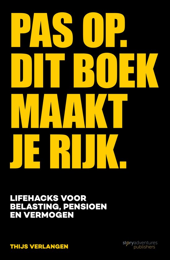 Pas op dit boek maakt je rijk thijs verlangen